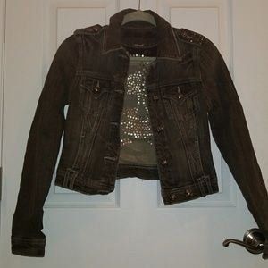 MISS ME skull jean jacket